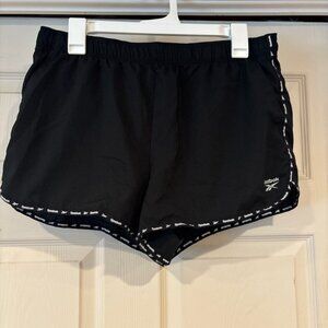 Reebok Women's Black Trimmed Athletic Shorts